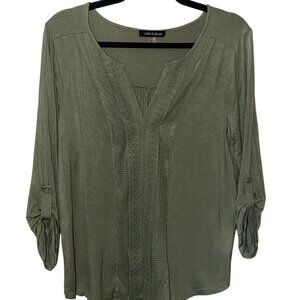 GREEN BOHO LONG SLEEVE